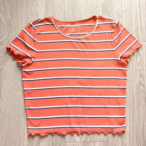 American Eagle Crop Top Short Sleeve